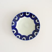 画像をギャラリービューアに読み込む, 藍色丸文様6寸皿 - Quwan