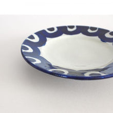 画像をギャラリービューアに読み込む, 藍色丸文様6寸皿 - Quwan
