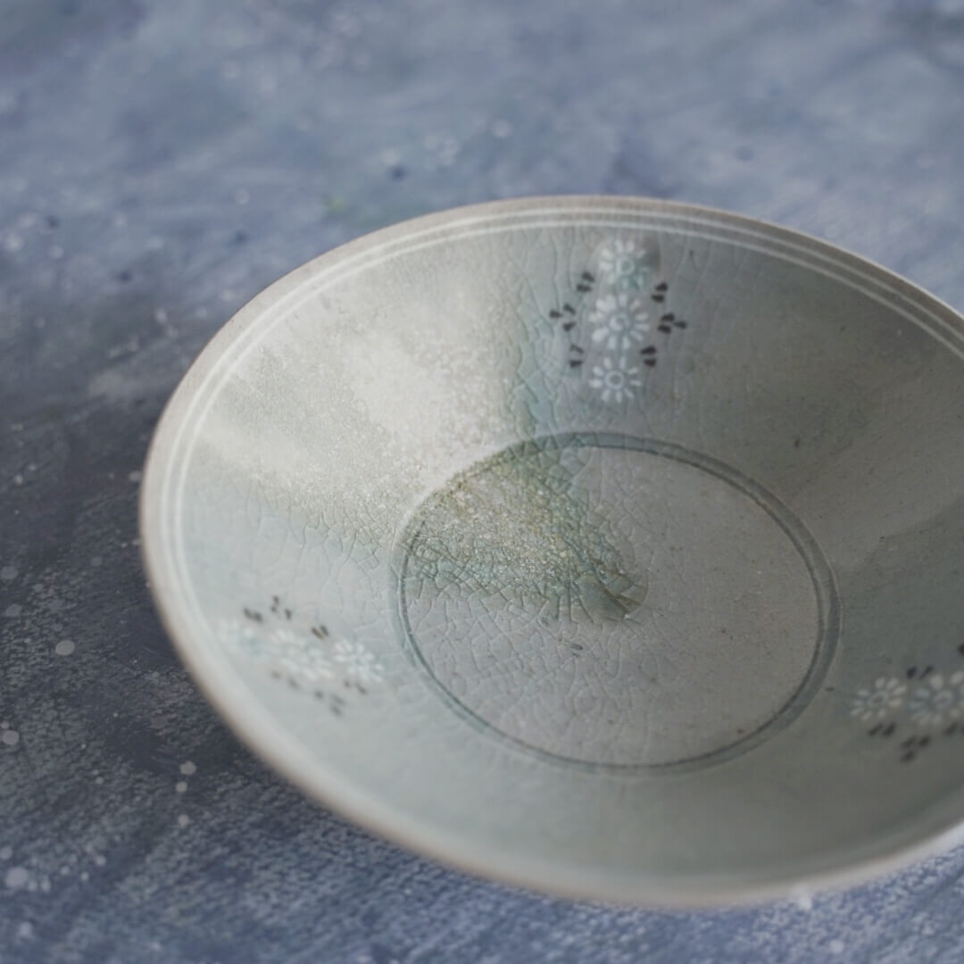 茶碗(象嵌) 象嵌抹茶茶碗（四代目 肆代津一作） | 【公式】賤機焼窯元秋果陶房
